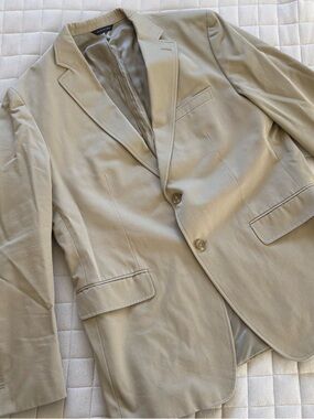 Banana Republic Men’s Light Beige Khaki Blazer/Sports Coat
